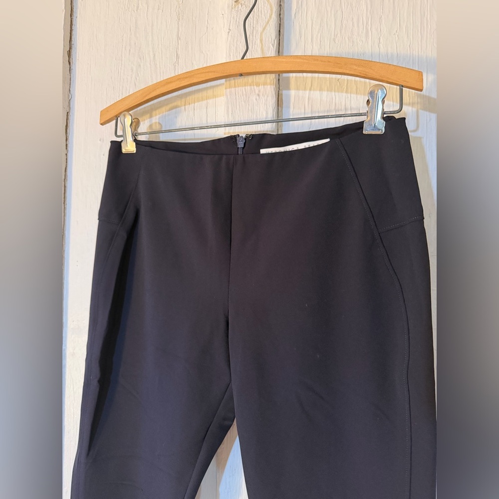Veronica Beard Scuba Knit Pants Navy Blue Made in USA: Size 6 - Picture 2 of 10